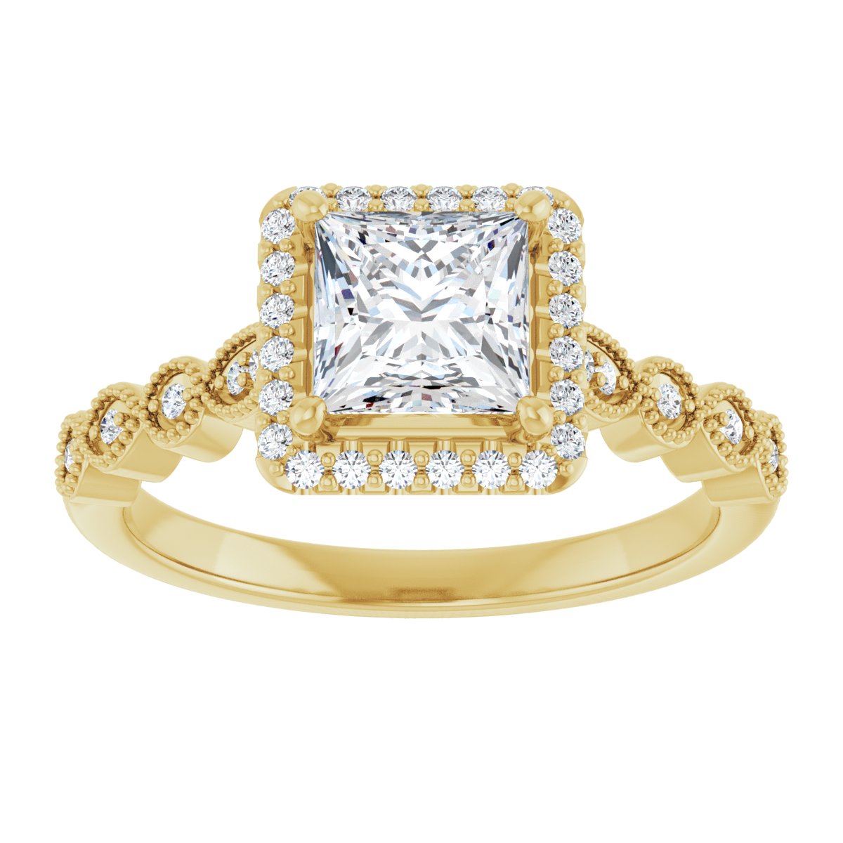 Halo-Style Engagement Ring