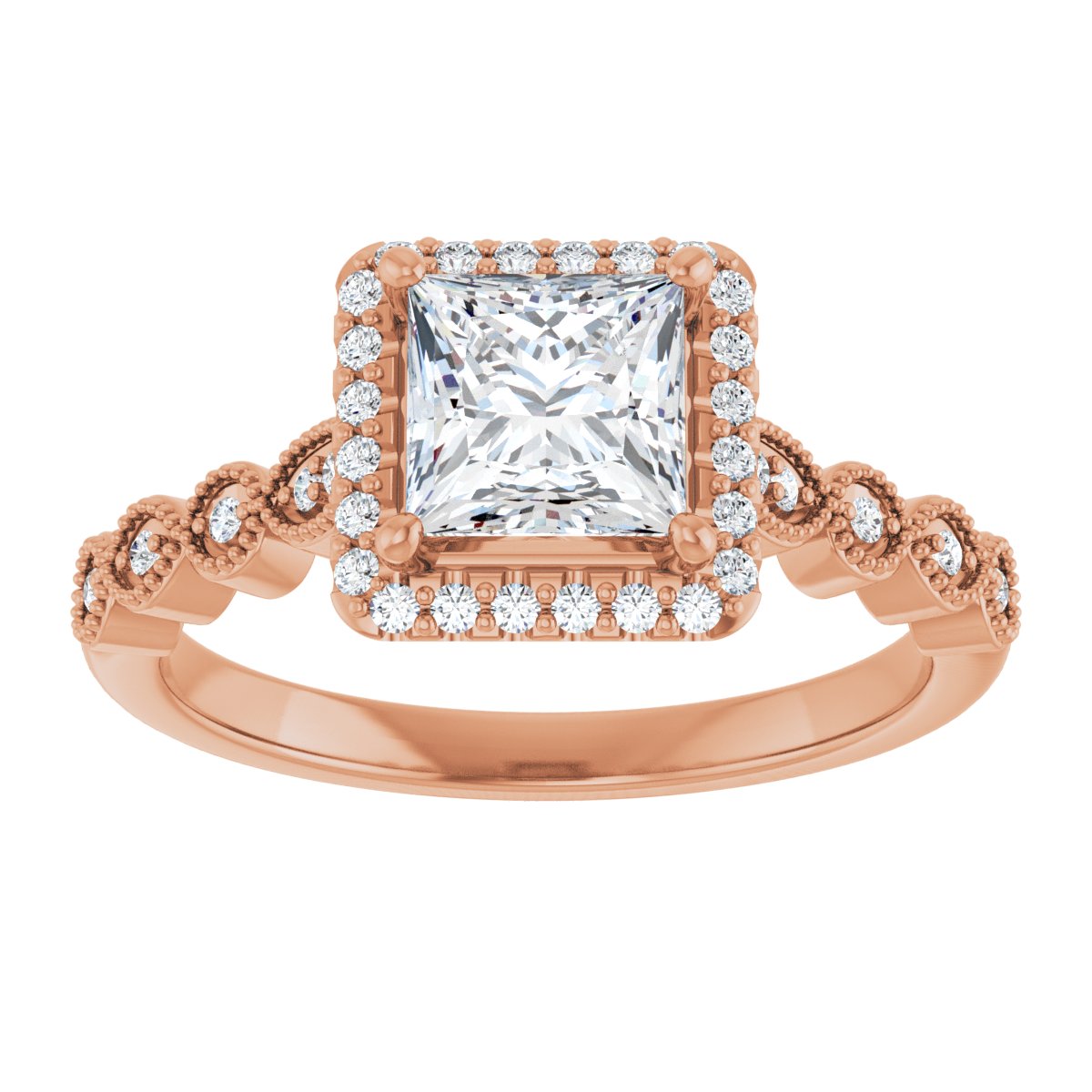 Halo-Style Engagement Ring