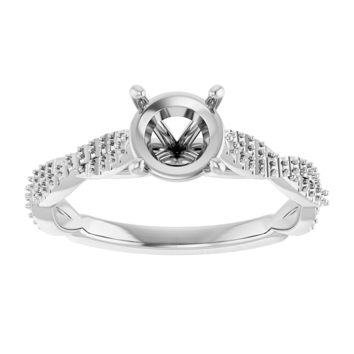 Accented Engagement Ring
