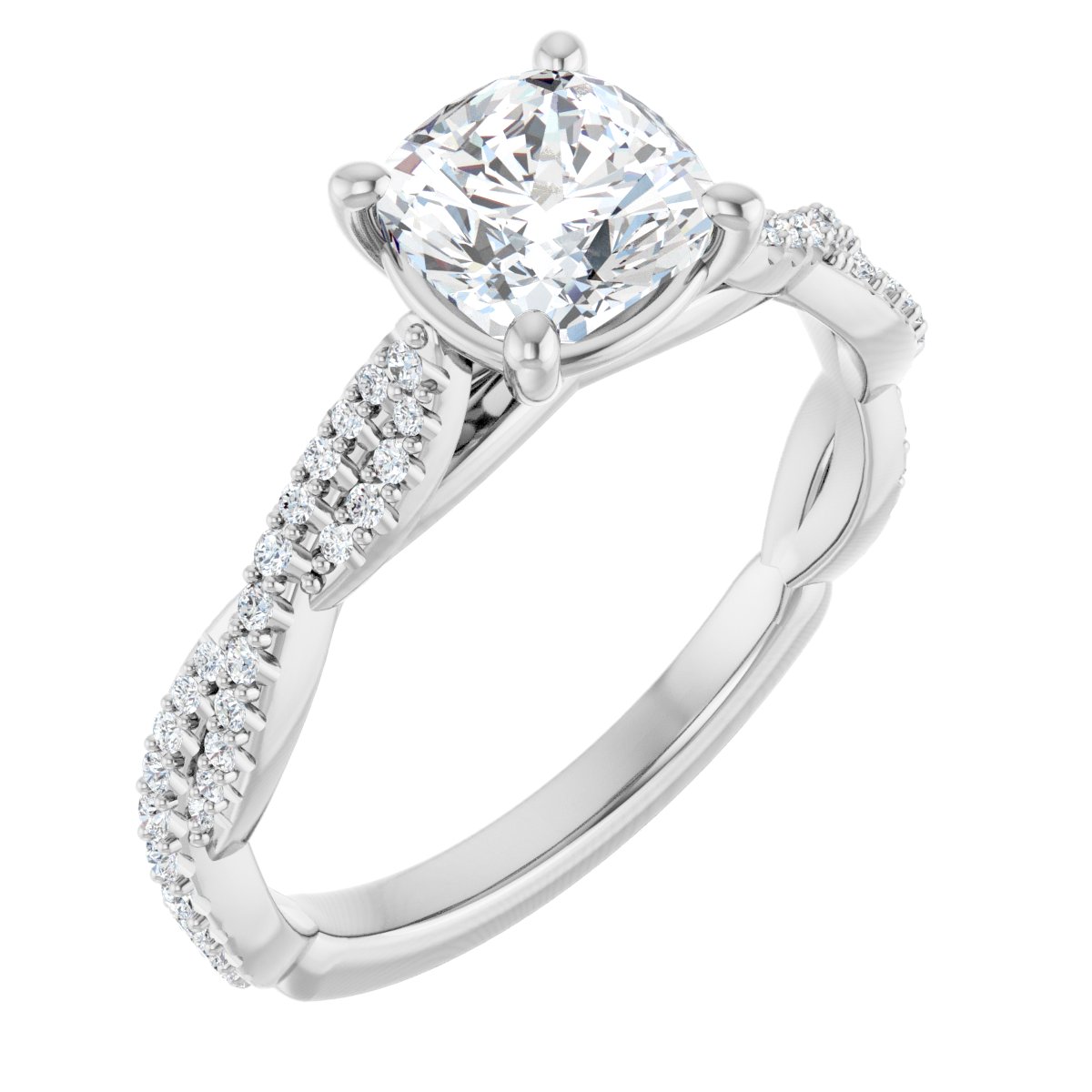 Accented Engagement Ring