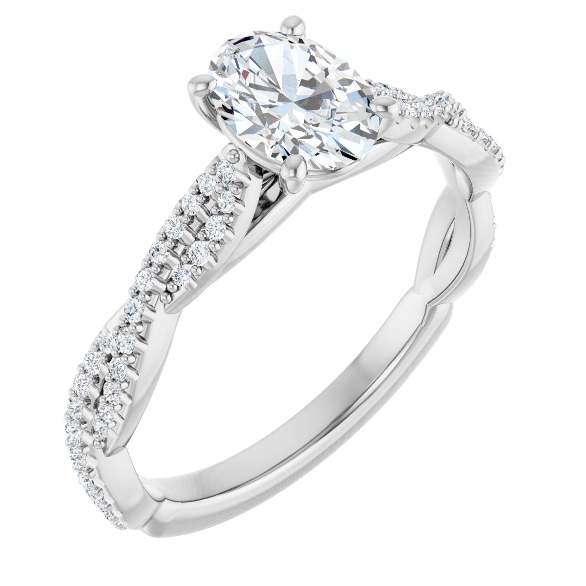 Accented Engagement Ring