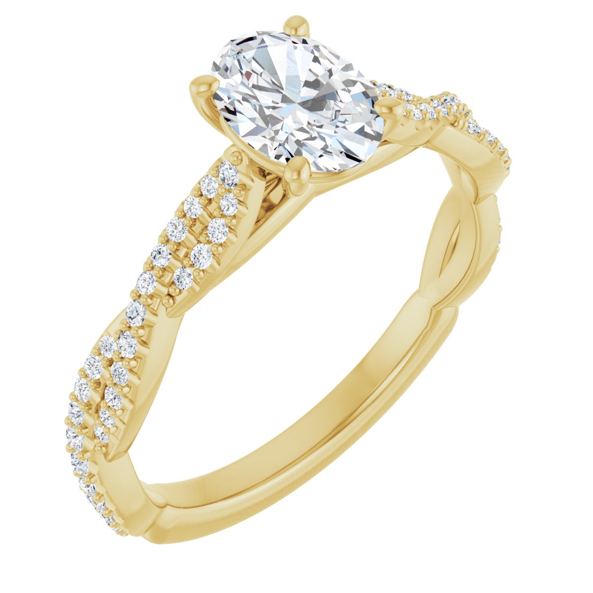 Accented Engagement Ring