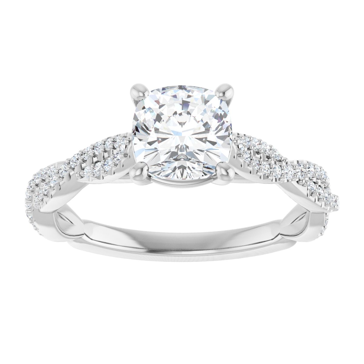 Accented Engagement Ring