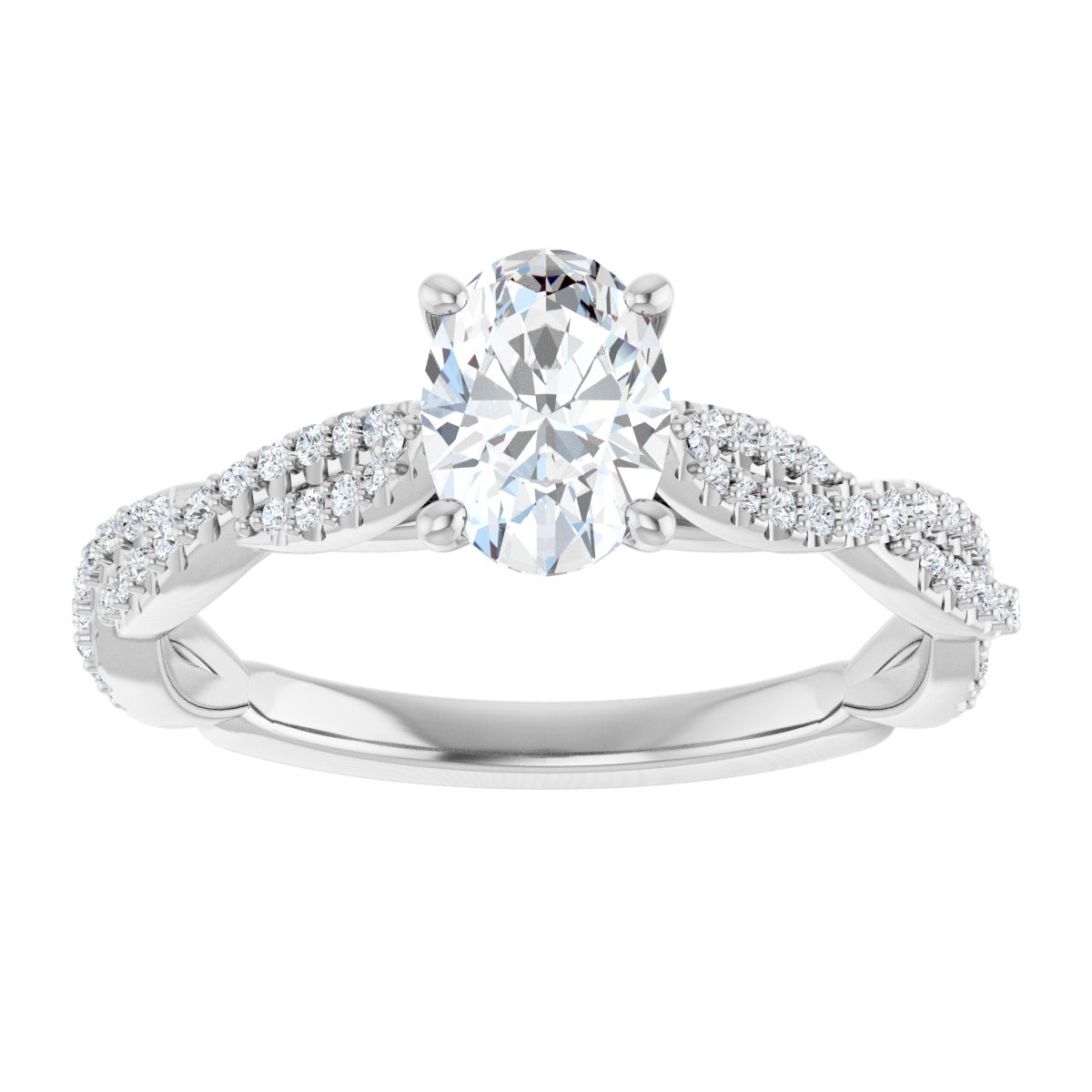 Accented Engagement Ring