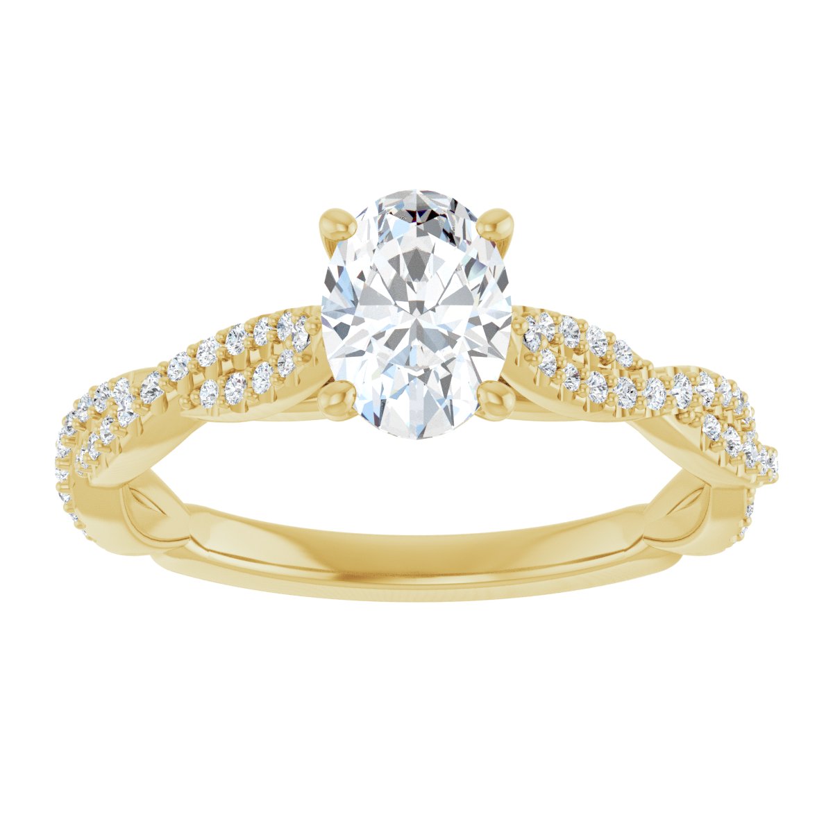 Accented Engagement Ring