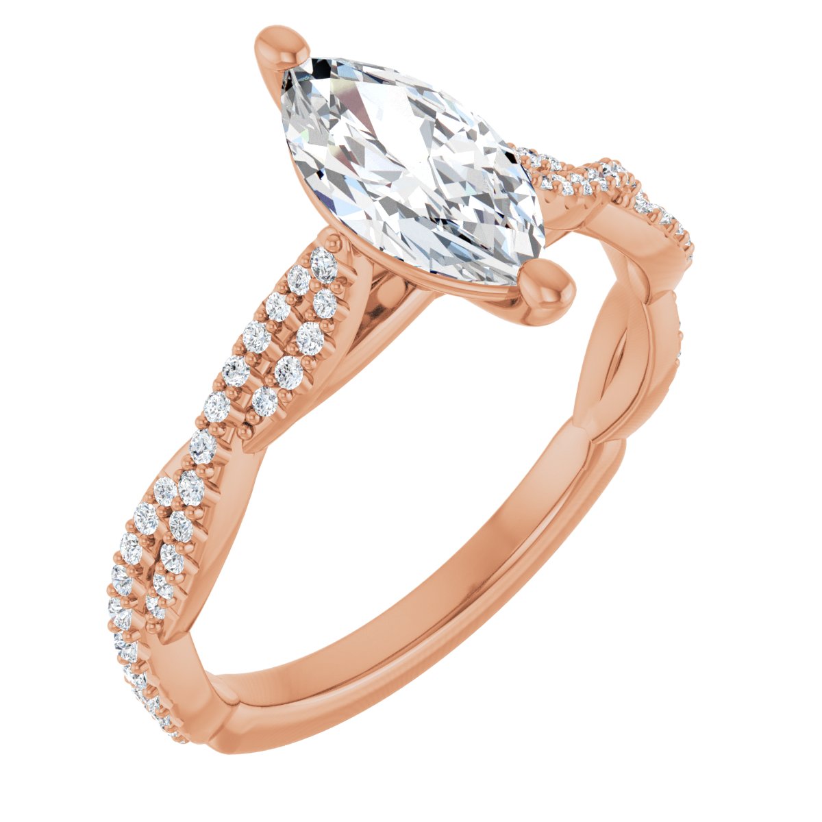 Accented Engagement Ring