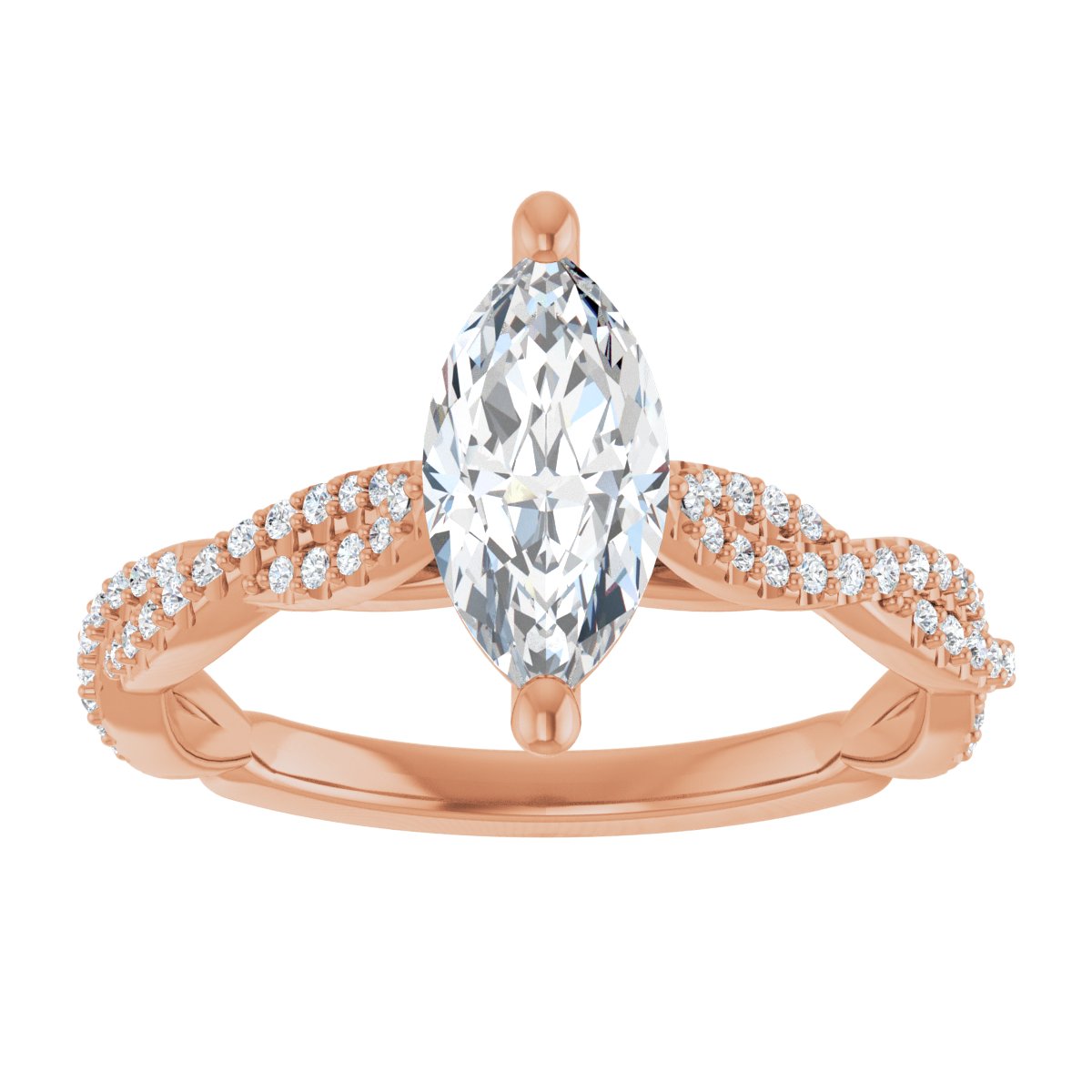 Accented Engagement Ring