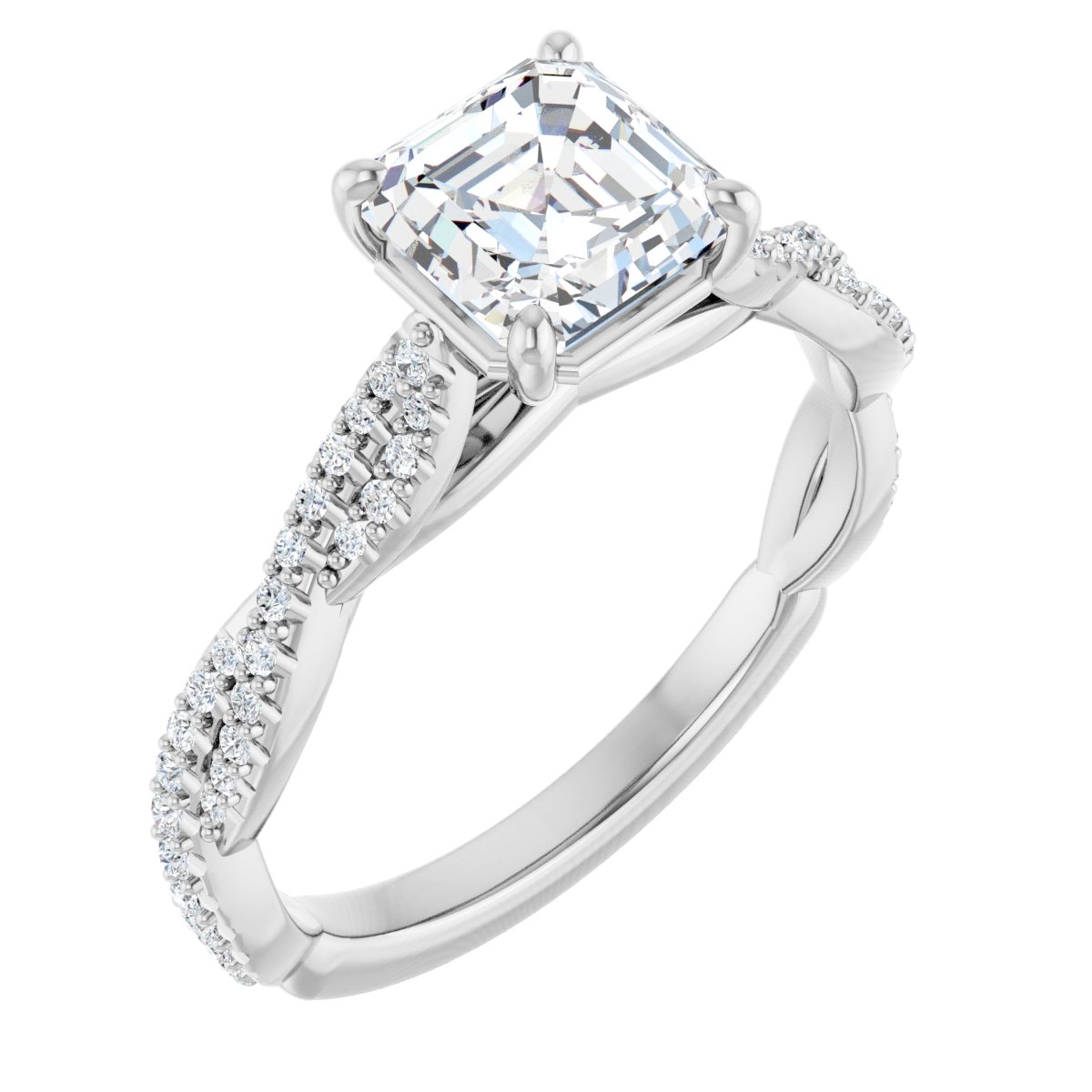 Accented Engagement Ring