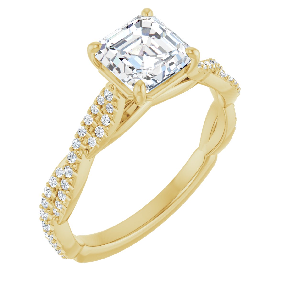 Accented Engagement Ring