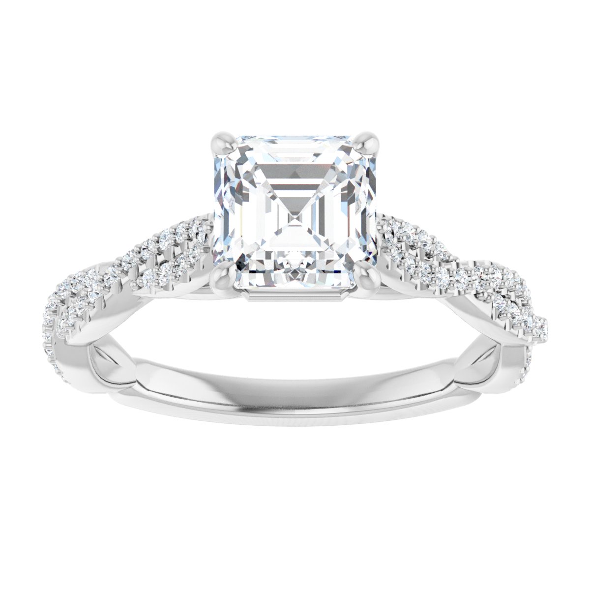 Accented Engagement Ring