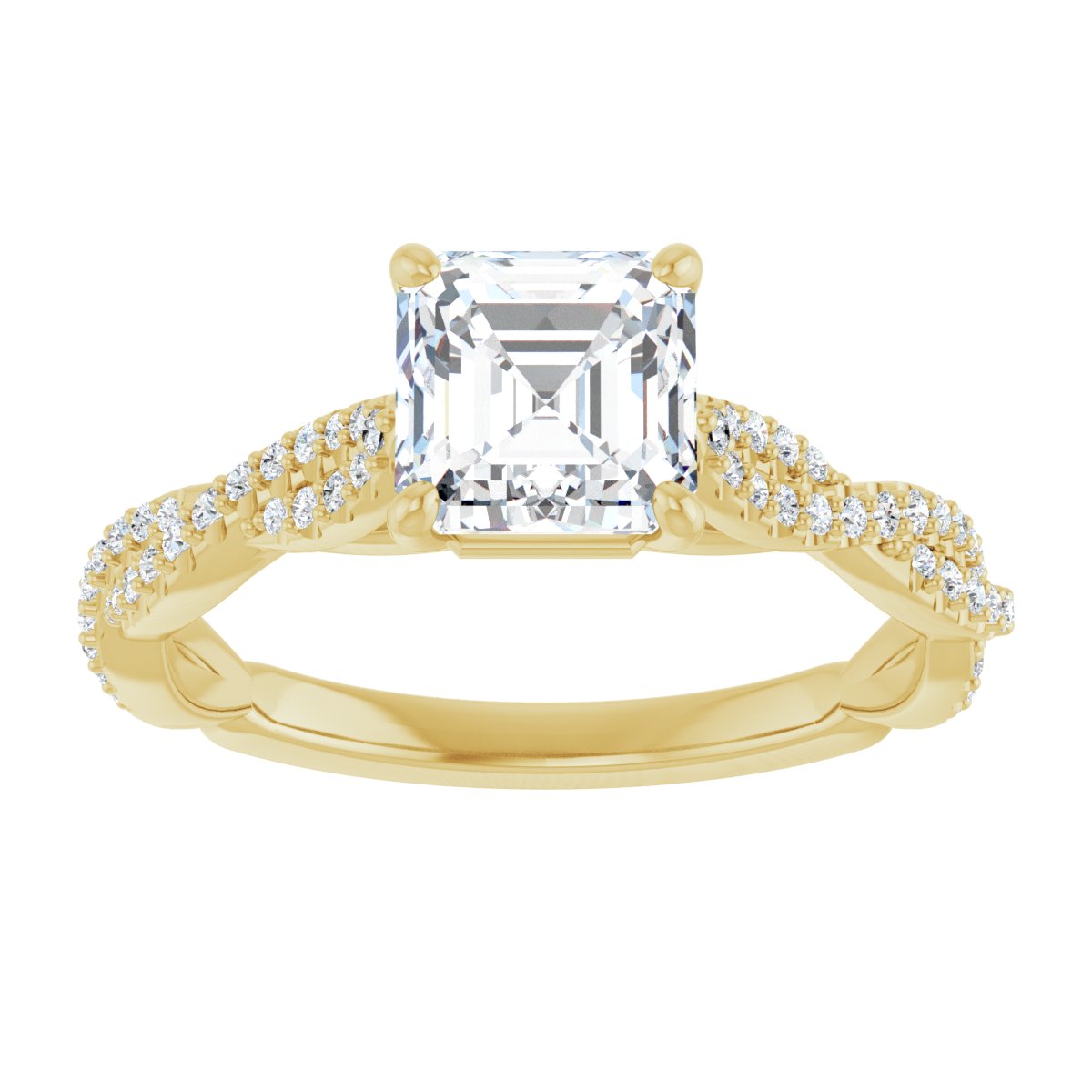 Accented Engagement Ring