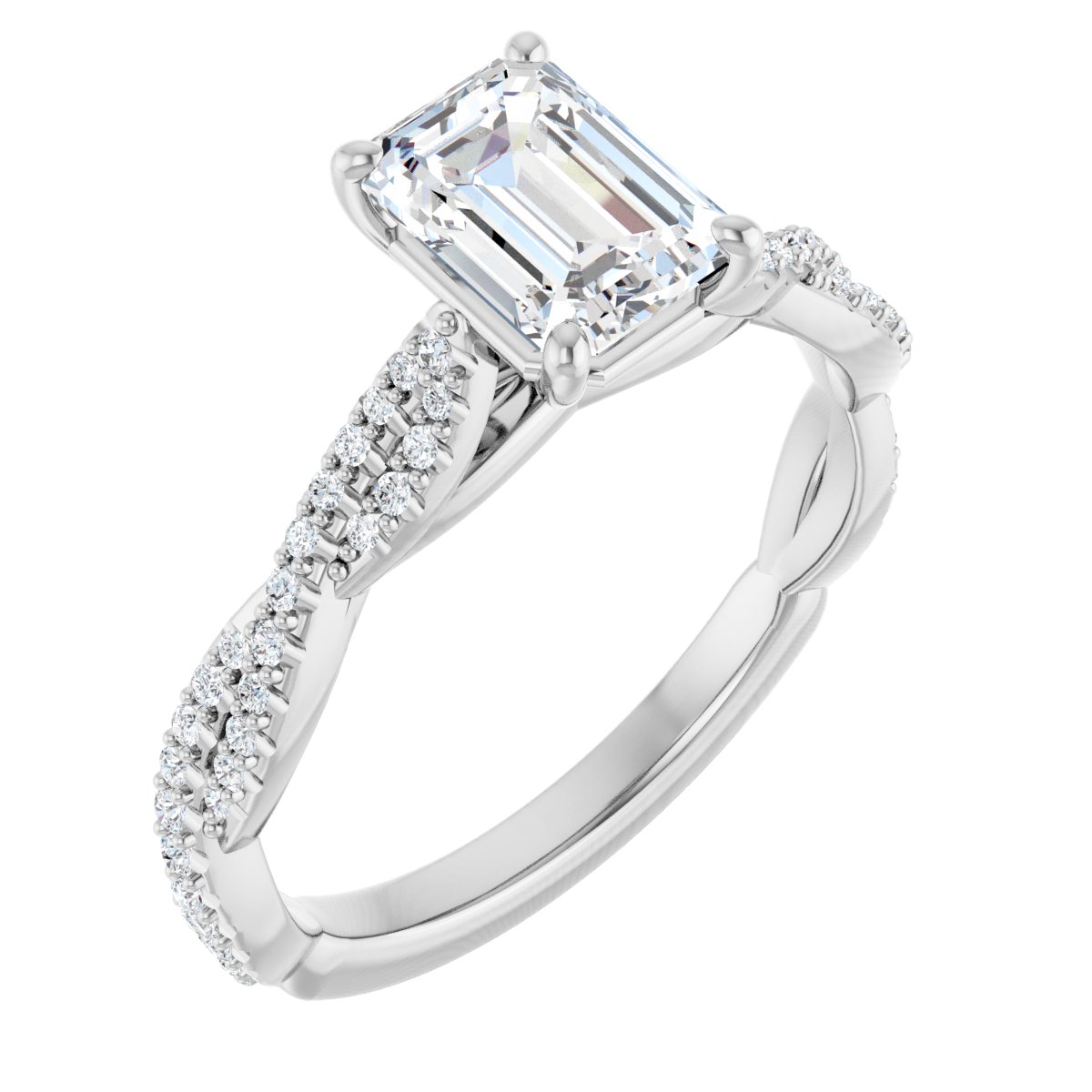 Accented Engagement Ring