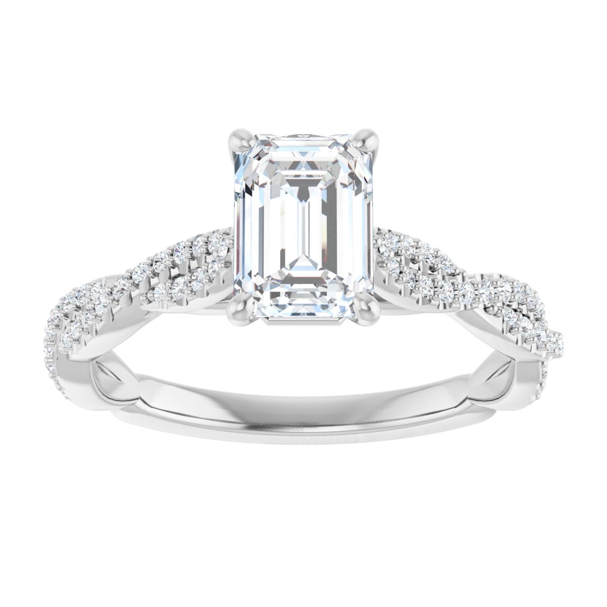 Accented Engagement Ring