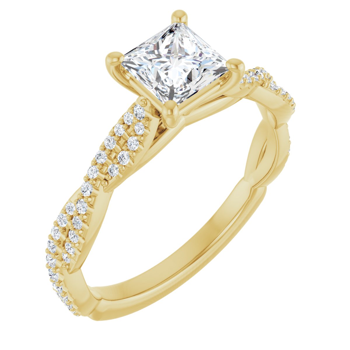 Accented Engagement Ring