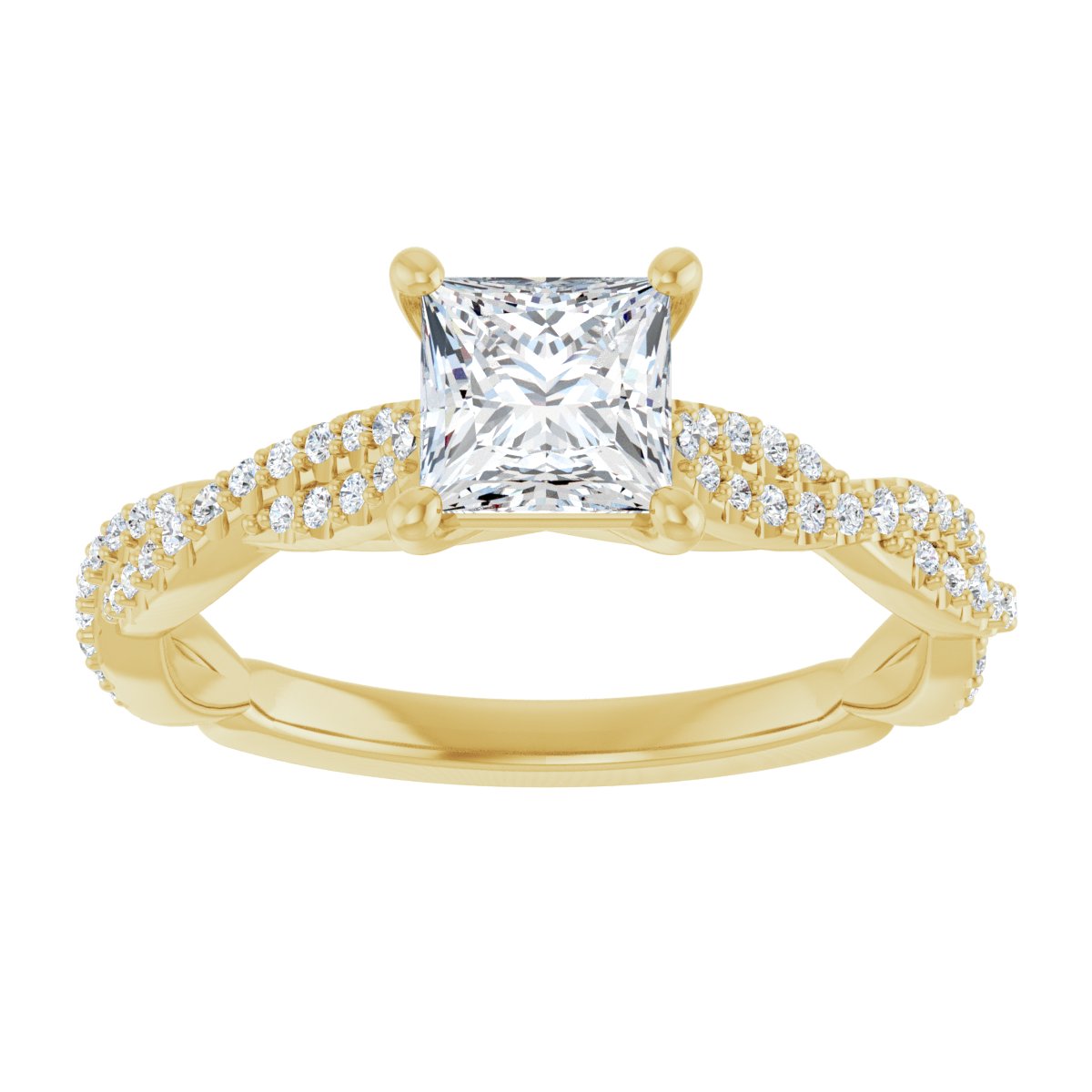 Accented Engagement Ring