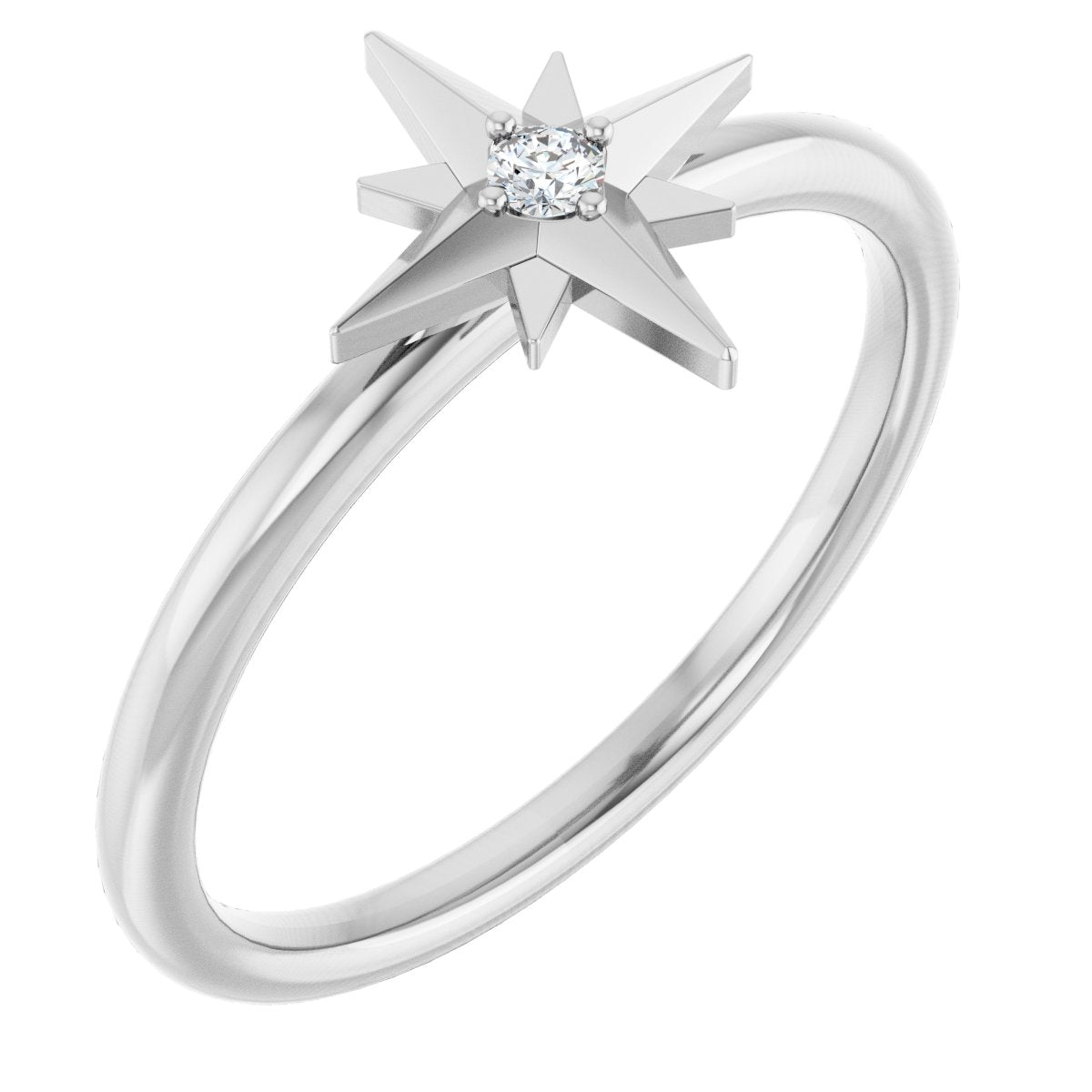 Accented Star Ring