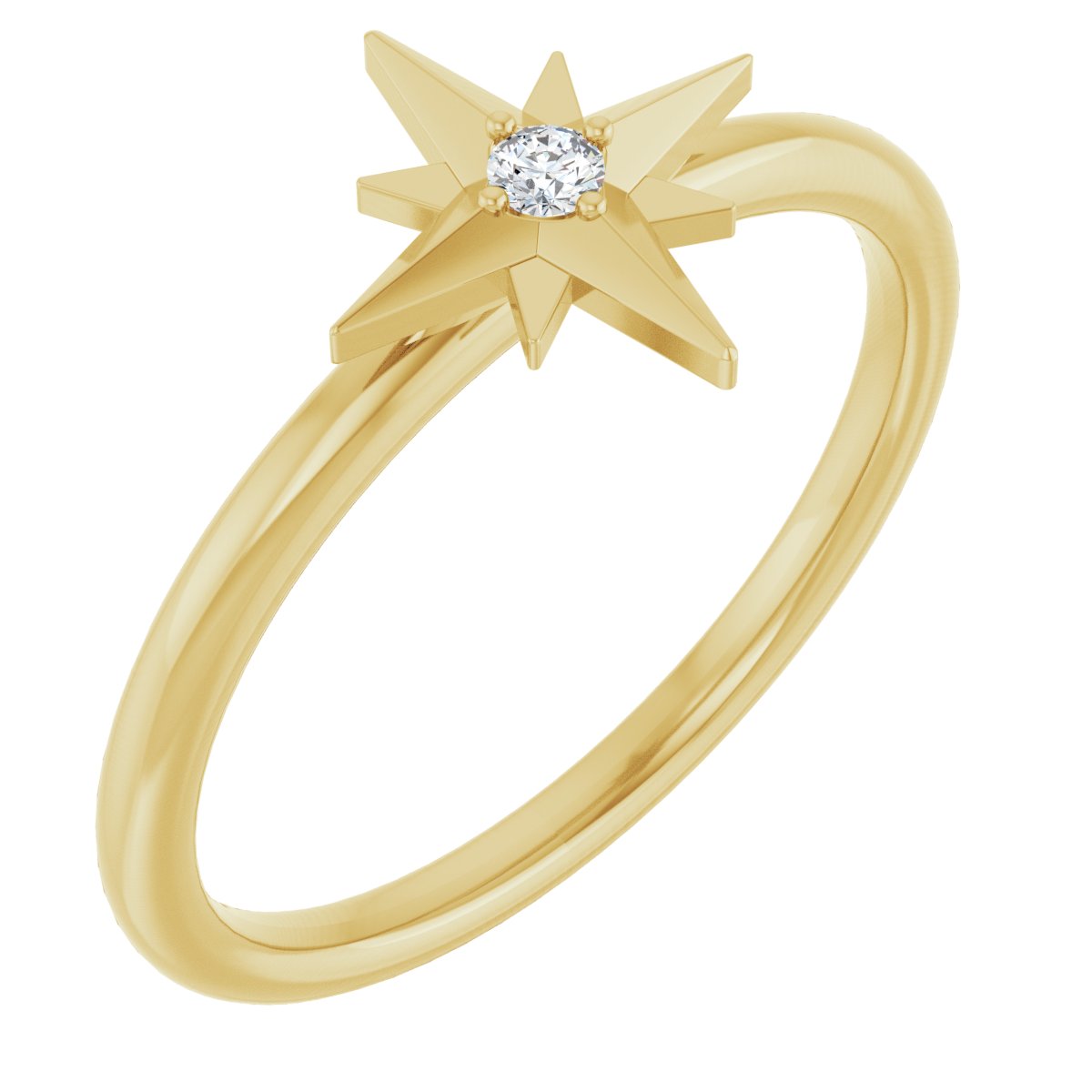 Accented Star Ring