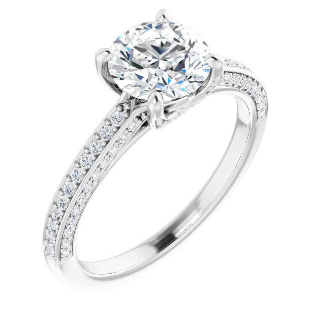 Accented Engagement Ring