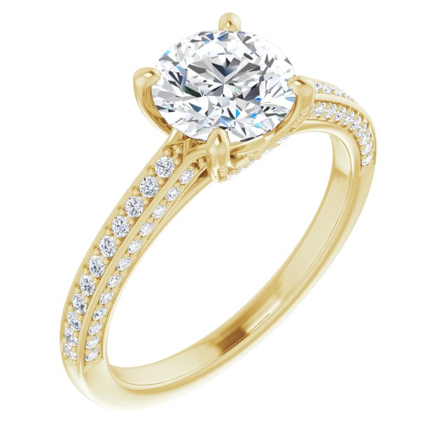 Accented Engagement Ring