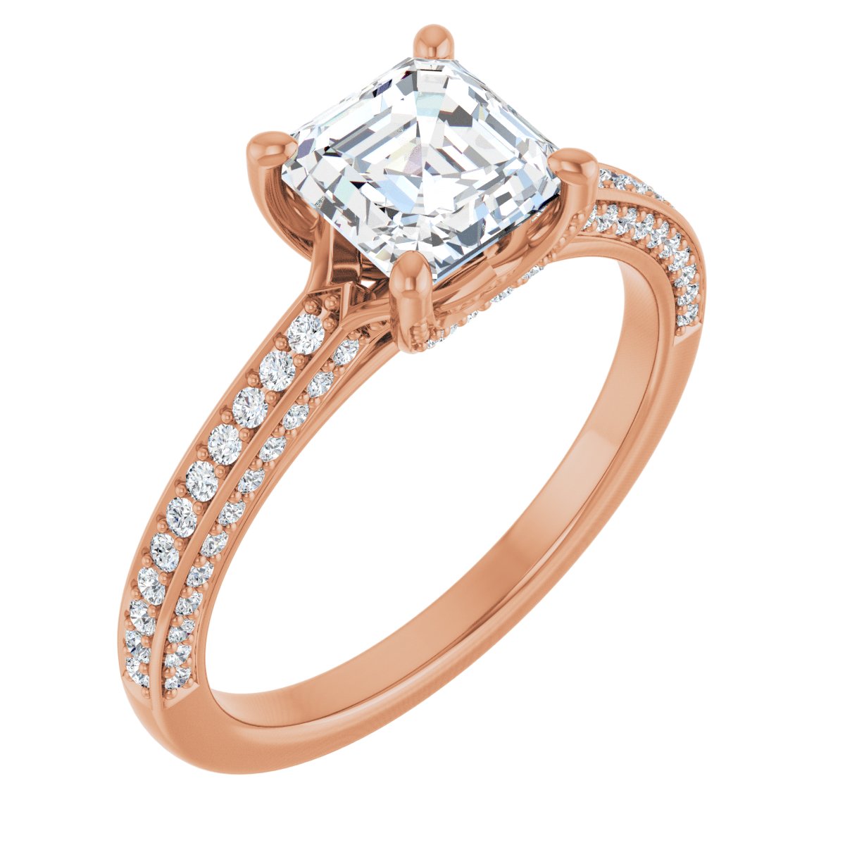 Accented Engagement Ring