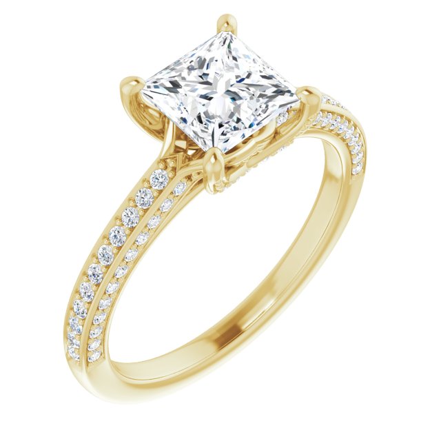 Accented Engagement Ring