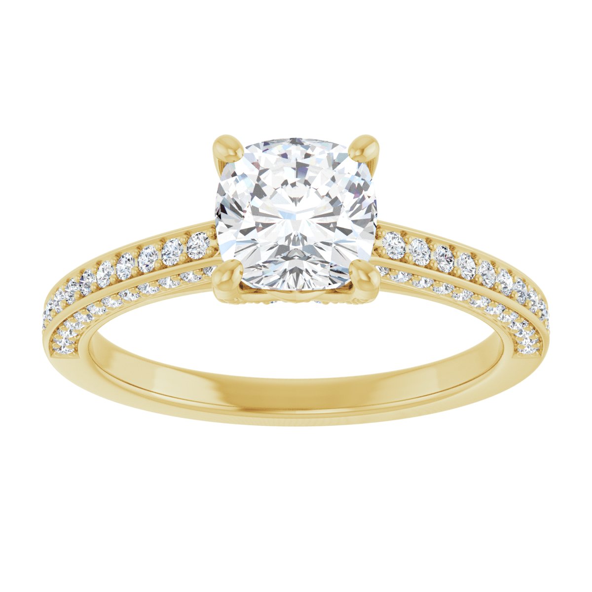 Accented Engagement Ring
