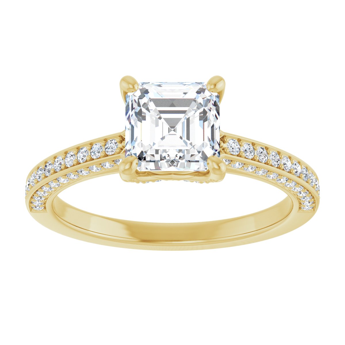 Accented Engagement Ring