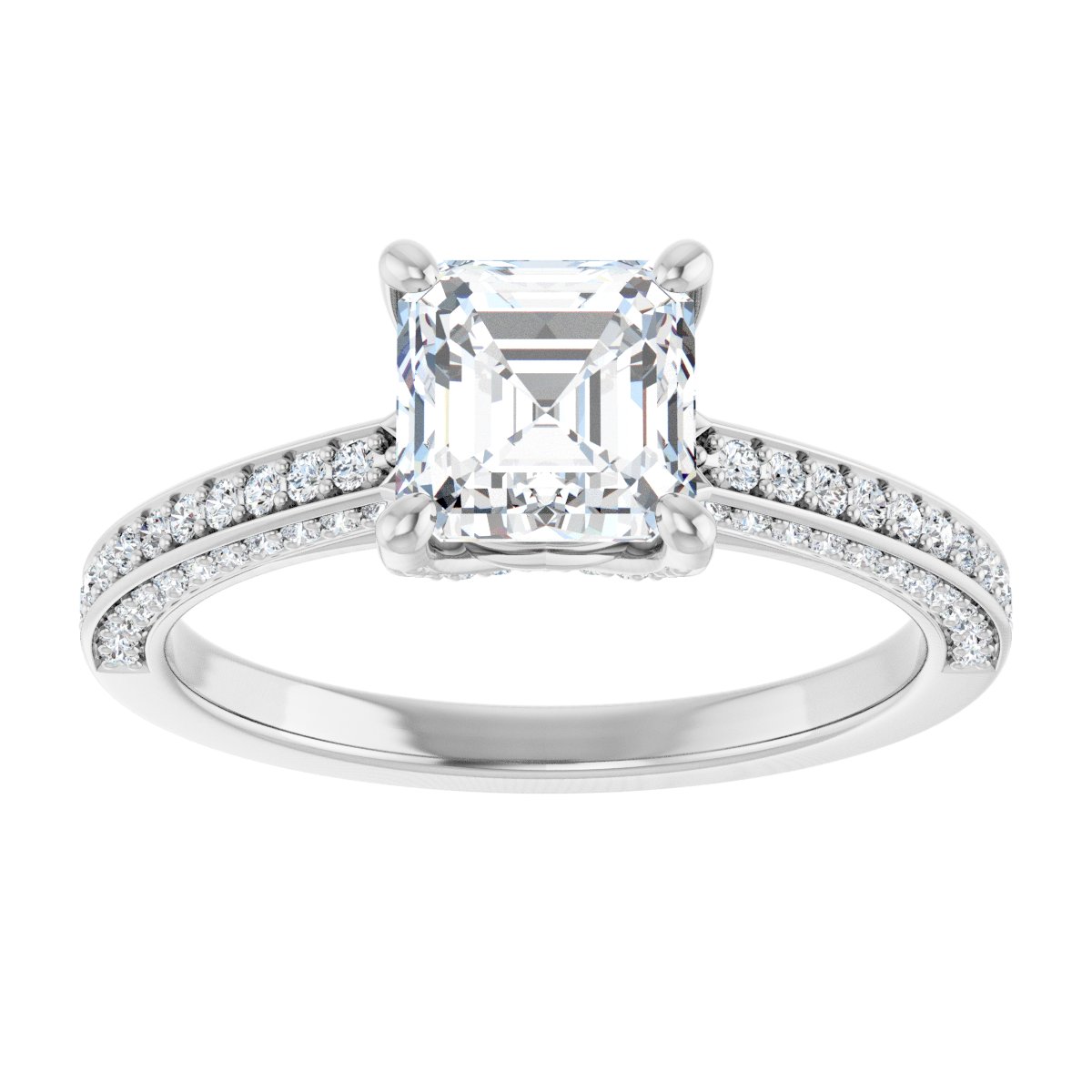 Accented Engagement Ring