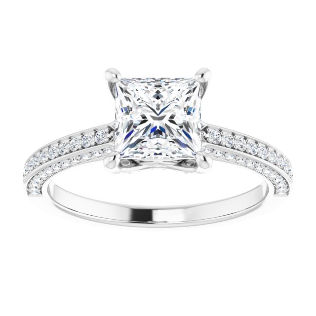 Accented Engagement Ring