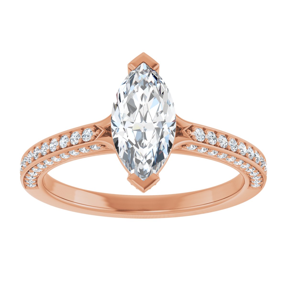 Accented Engagement Ring