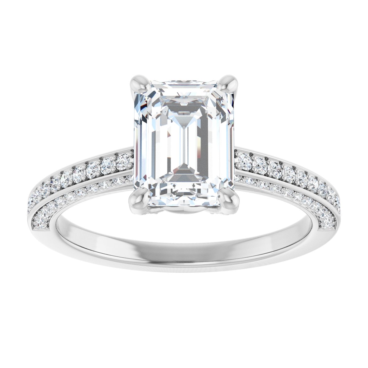 Accented Engagement Ring