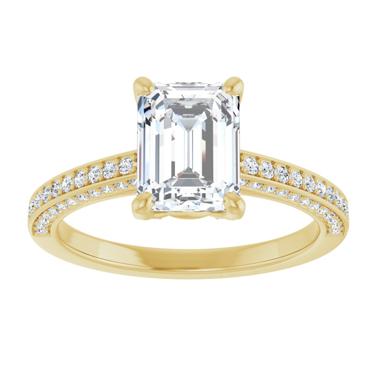 Accented Engagement Ring