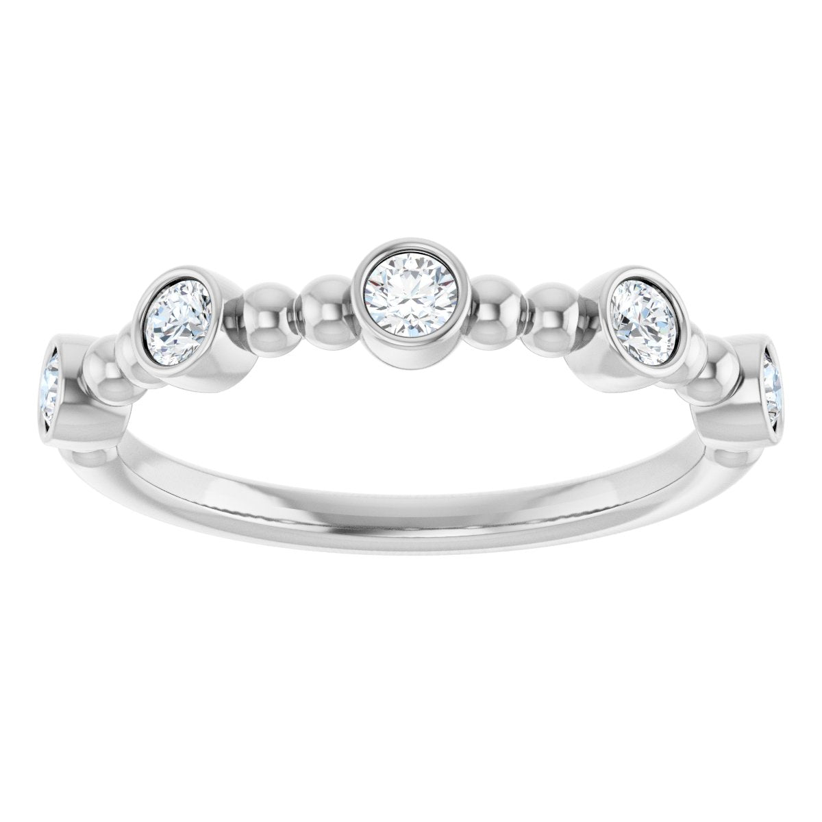 Stackable Ring -  Natural Diamond