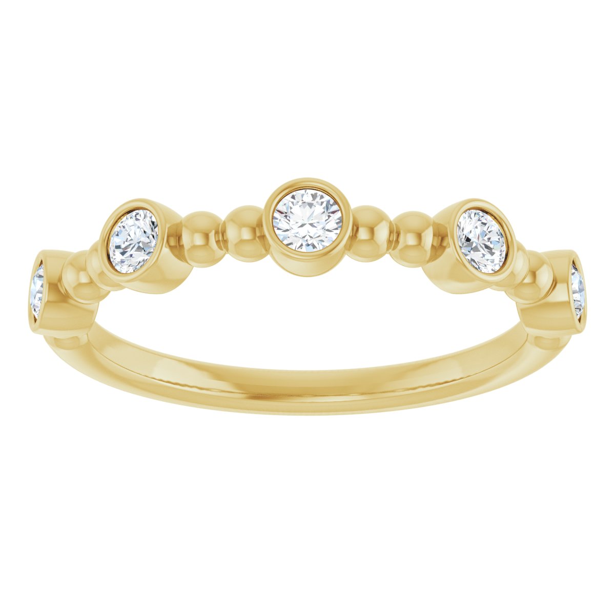 Stackable Ring -  Natural Diamond