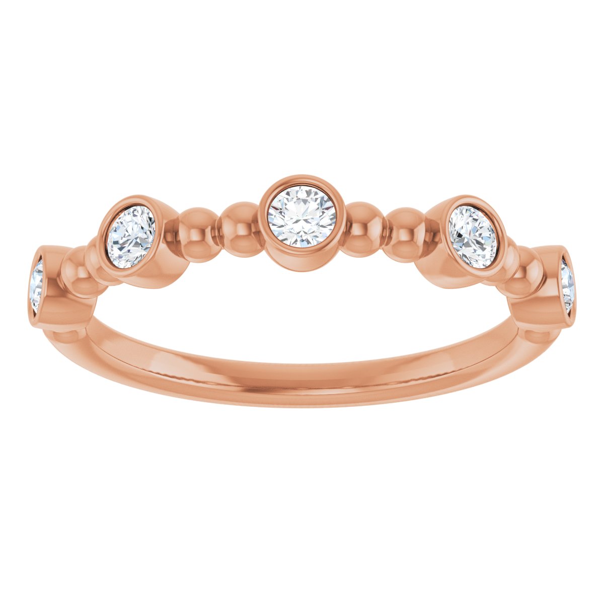 Stackable Ring -  Natural Diamond