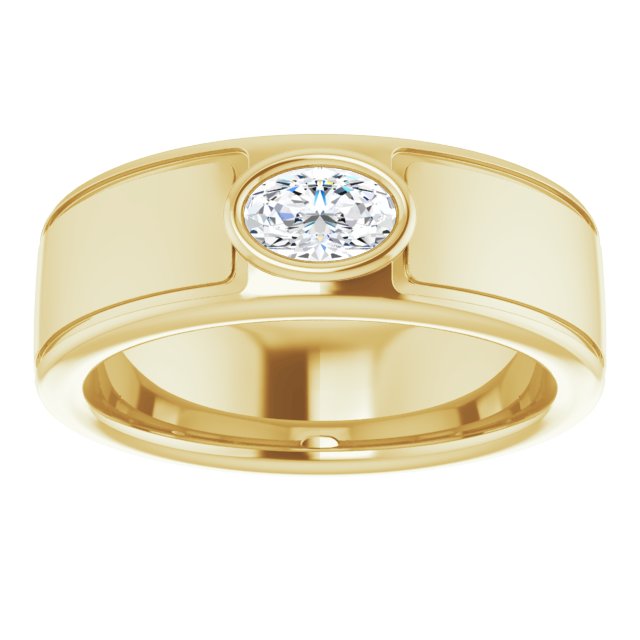 Accented Band - Oval