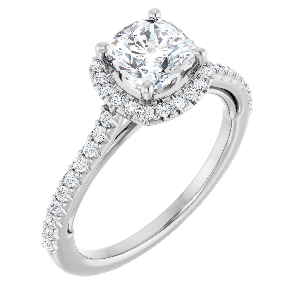 Halo-Style Engagement Ring