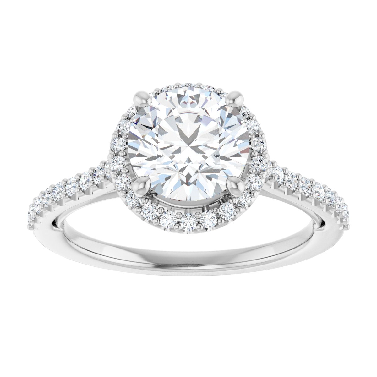 Halo-Style Engagement Ring