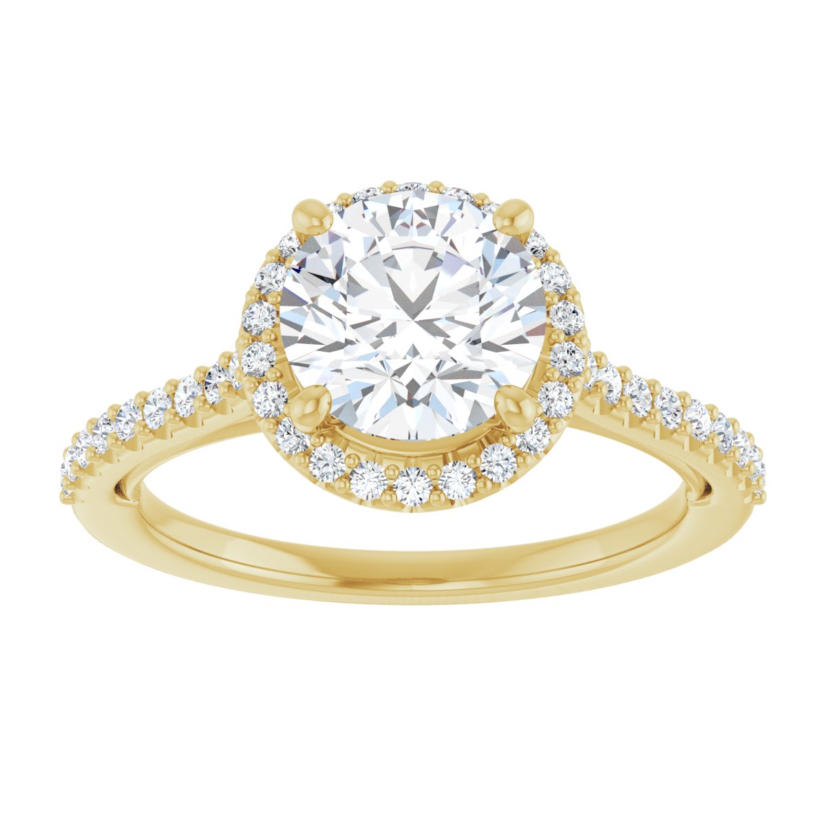 Halo-Style Engagement Ring