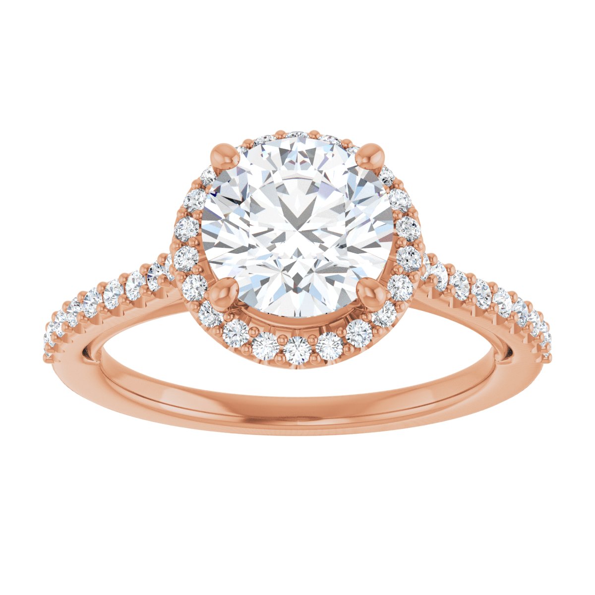 Halo-Style Engagement Ring