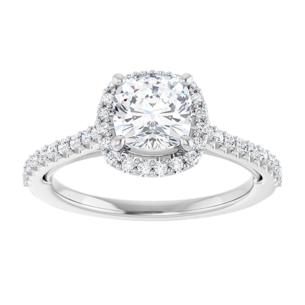 Halo-Style Engagement Ring