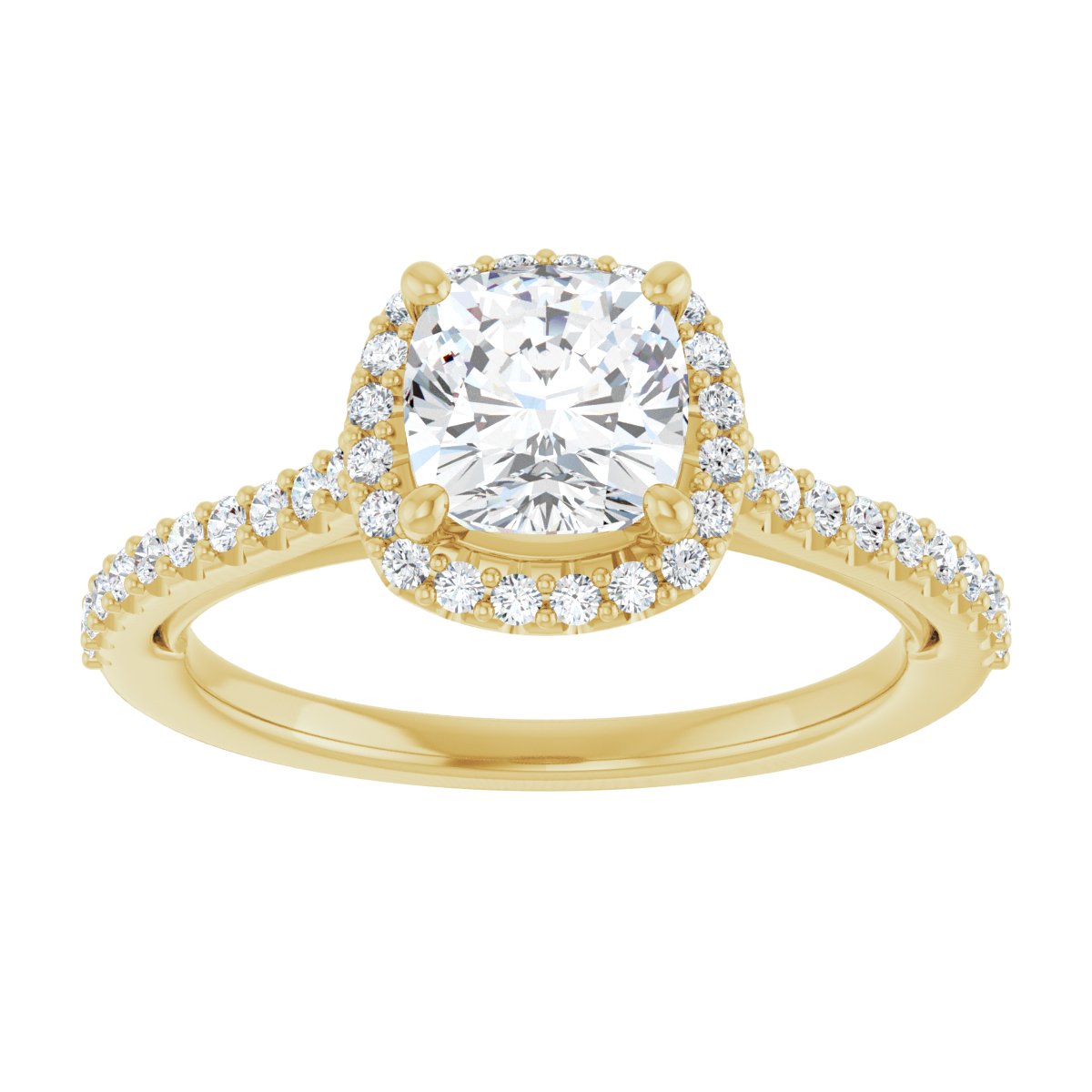 Halo-Style Engagement Ring