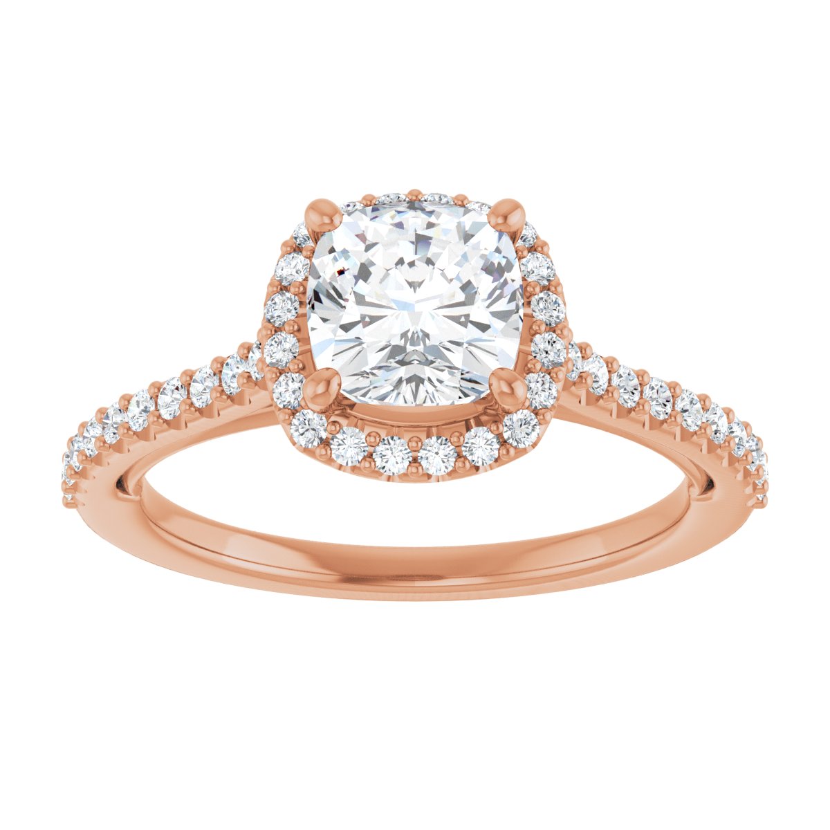 Halo-Style Engagement Ring