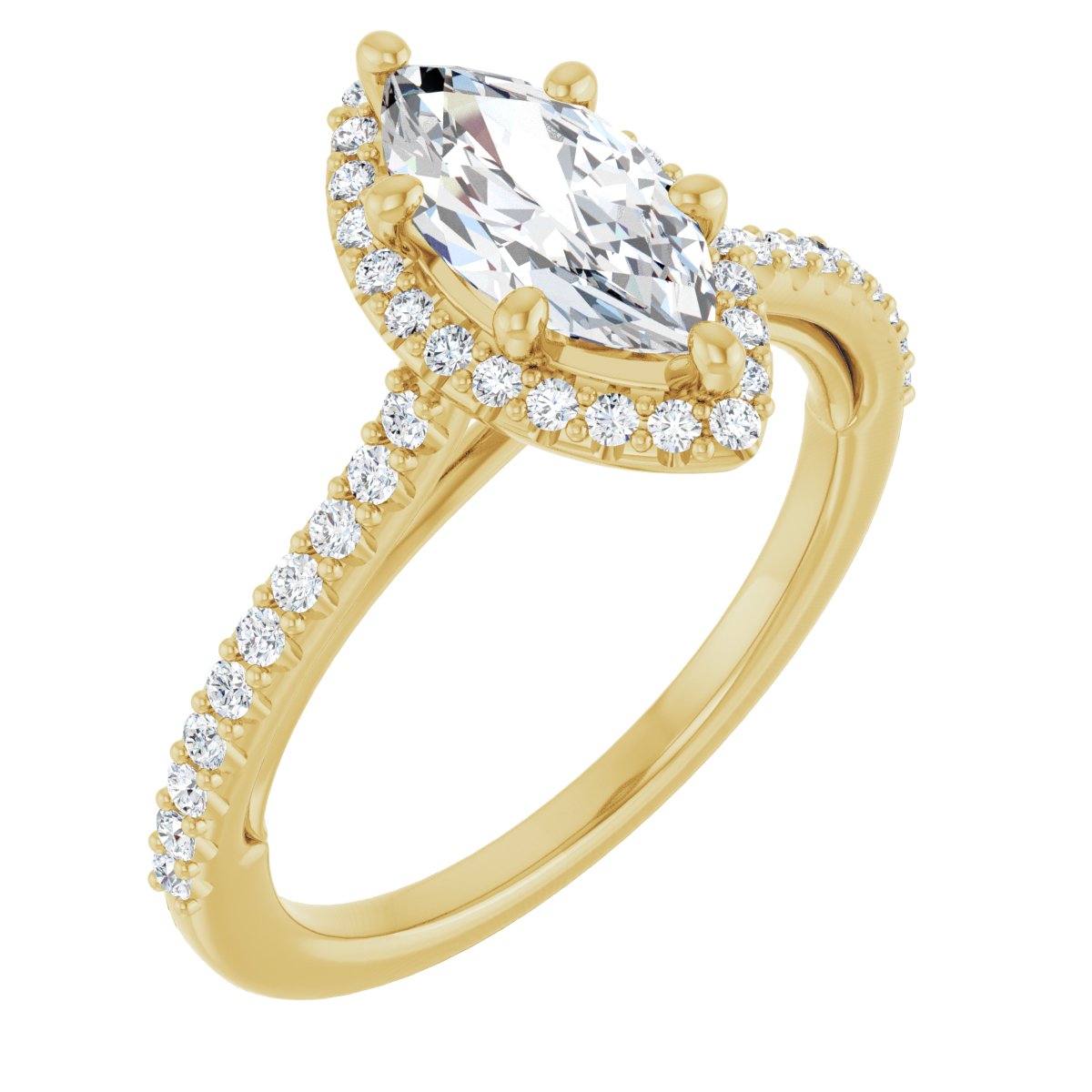 Halo-Style Engagement Ring