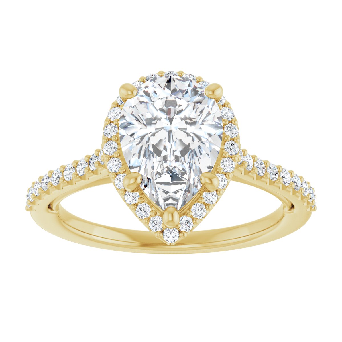 Halo-Style Engagement Ring