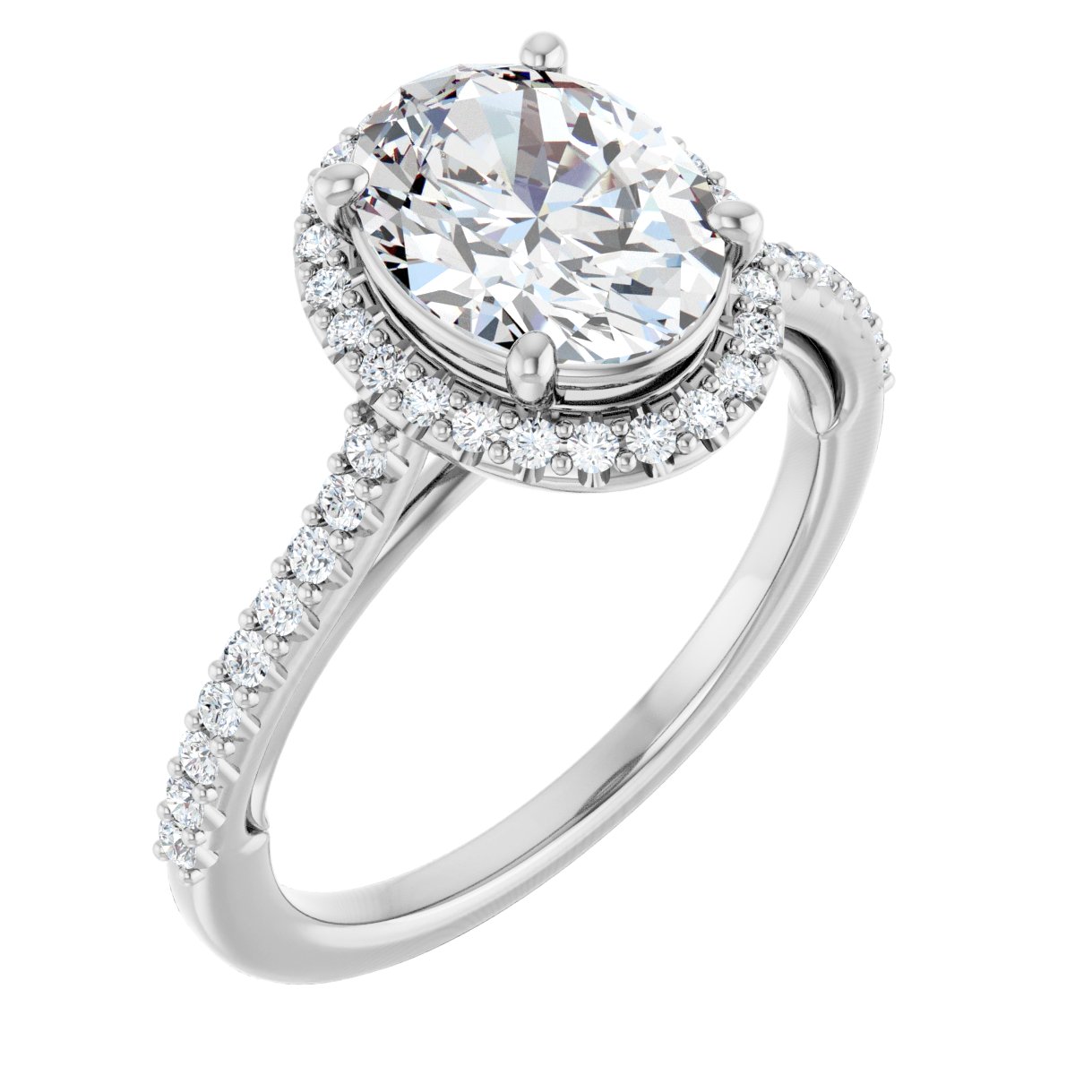 Halo-Style Engagement Ring