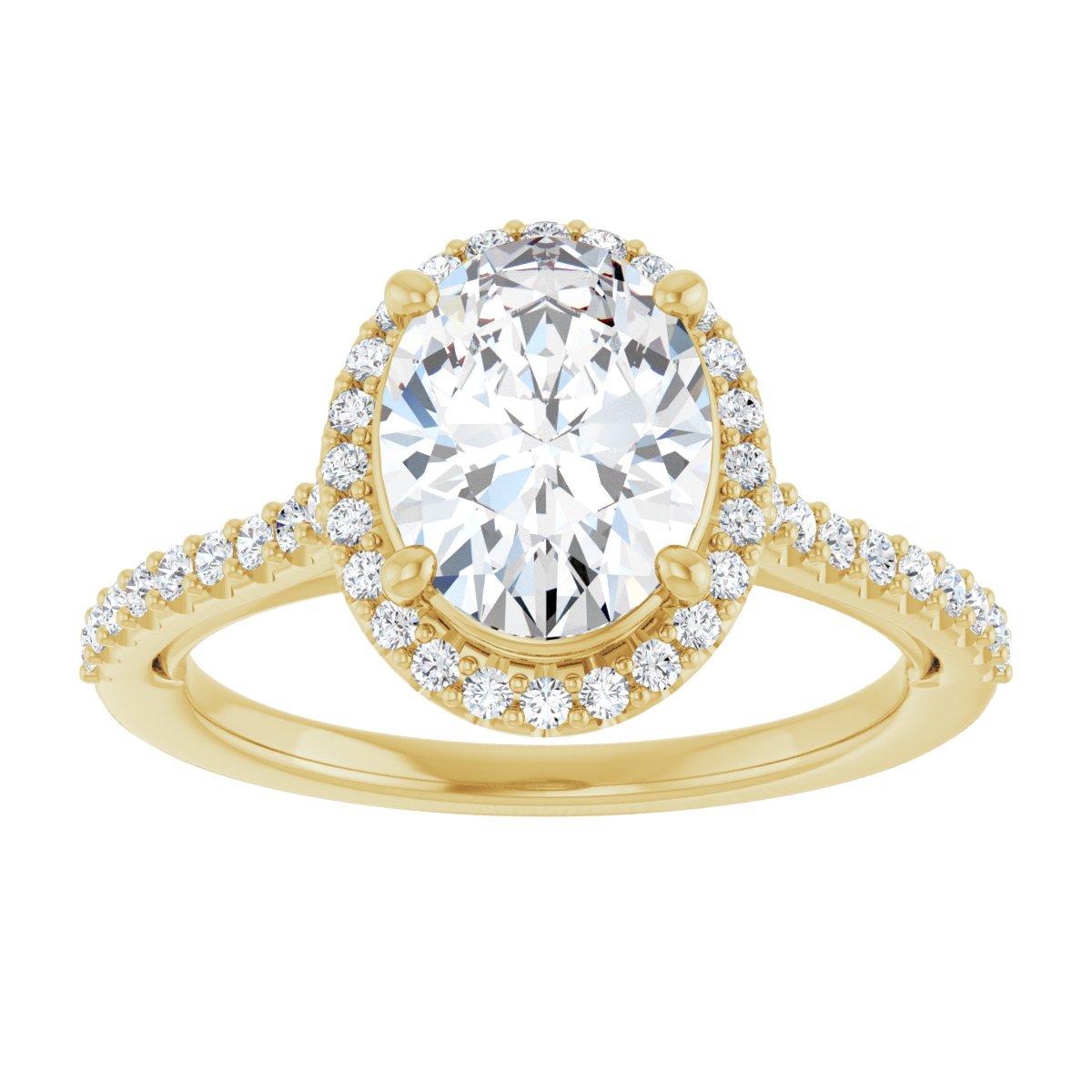 Halo-Style Engagement Ring