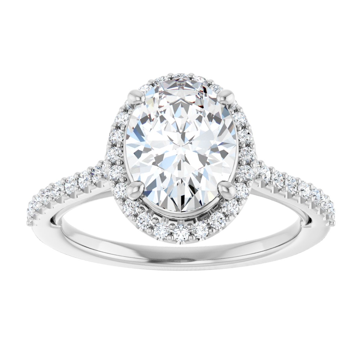 Halo-Style Engagement Ring