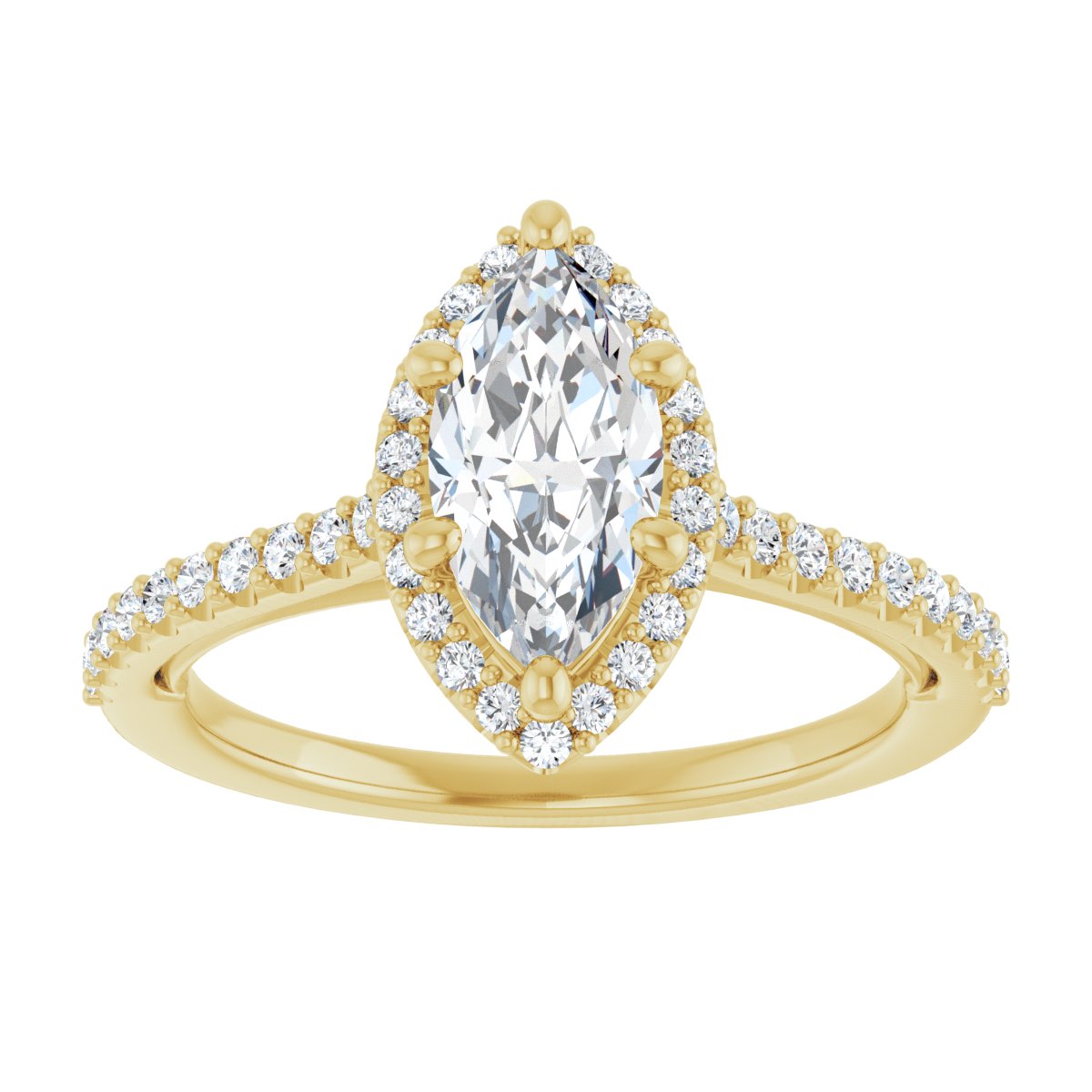 Halo-Style Engagement Ring