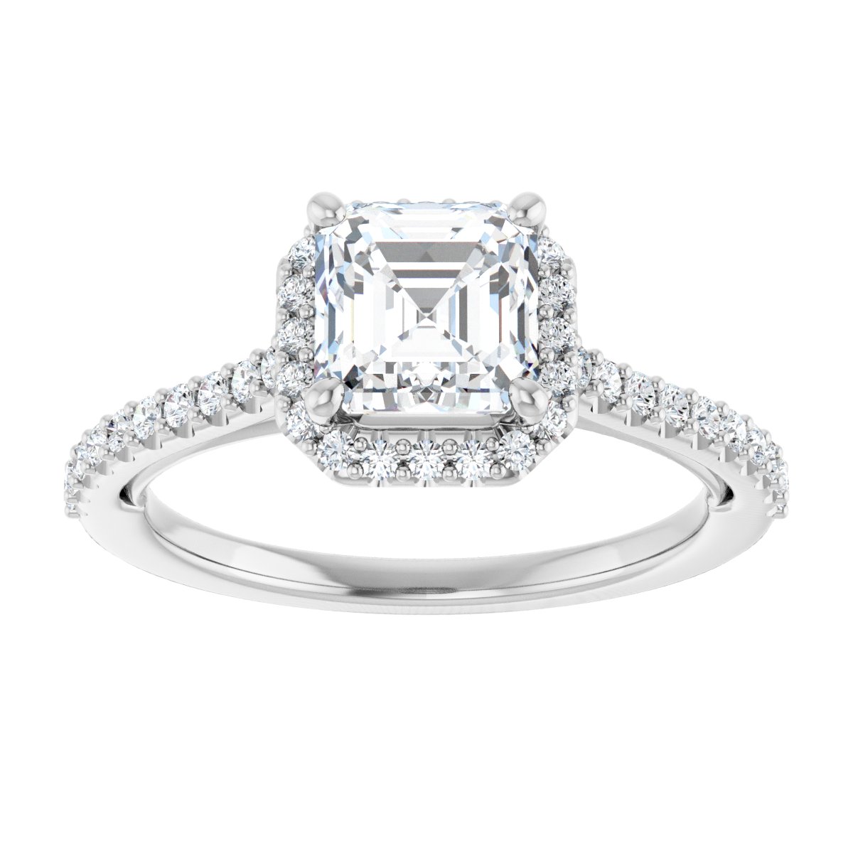 Halo-Style Engagement Ring